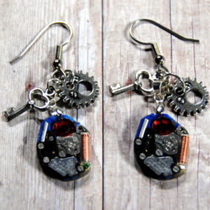 Earrings Watch Parts Steampunk Jewelry